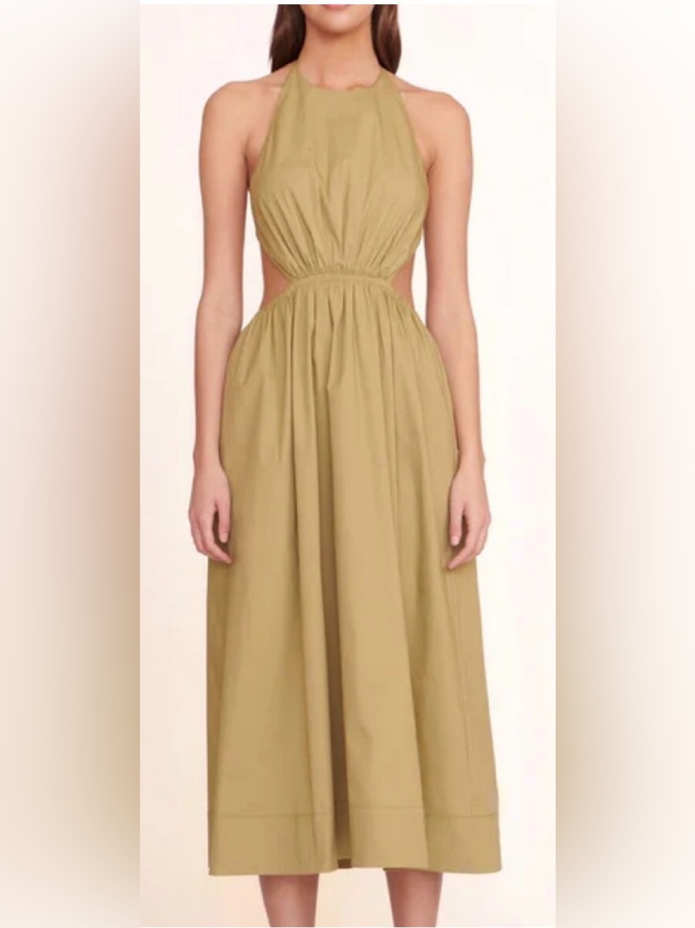 MICHAEL Michael Kors Khaki Cutout Maxi Dress